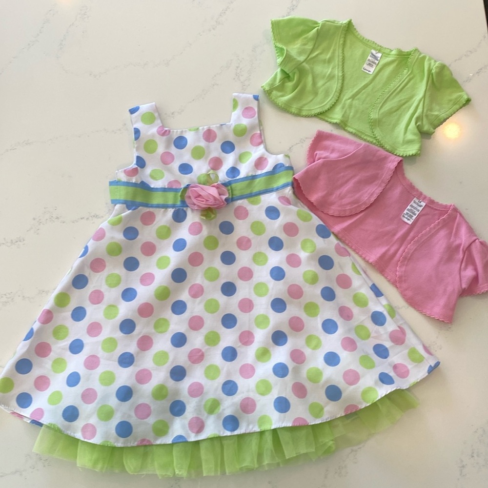 Adorable polkadotted spring dress size 3X
